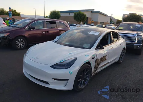 2021 Tesla Model 3 Standard Range Plus Rear-Wheel Drive from USA, damaged, VIN 5YJ3E1EA3MF981891